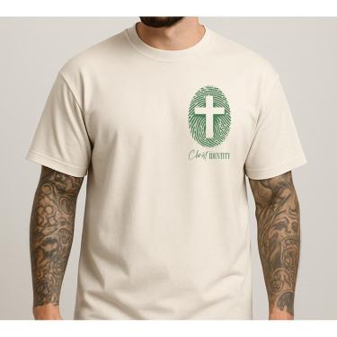 Imagem de Camiseta Masculina 100% Algodão Premium Design Minimalista Manga Curta Gola Redonda Conforto Diário-Masculino