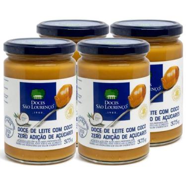 Imagem de Kit 4 Doce de Leite c/ Coco Diet SÃO LOURENÇO 375g