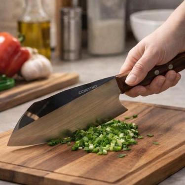 Imagem de Cutelo Cortinox Bravo Faca de Corte Cozinha Churrasco Separar Carnes Q