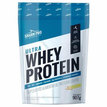 Imagem de Ultra Whey Protein - 907g Refil Chocolate Branco - Shark Pro Nutrition-Masculino