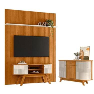 Imagem de Painel Piso Teto New Interlagos com Rack Bancada Atlanta New Silversto