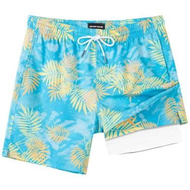 Imagem de Traje de baño SURF CUZ con forro de compresión y secado rápido, 7" XS