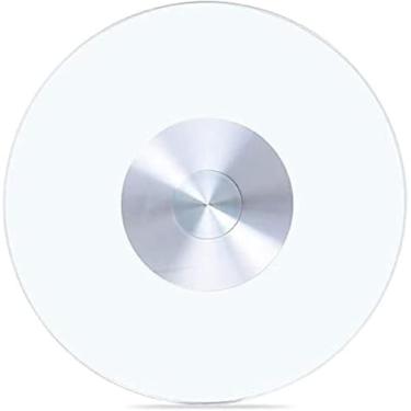 Imagem de Mesa De Jantar De Vidro, Mesa Giratória De Vidro Grande De 50 Cm, Bandeja Giratória Redonda De Vidro Temperado, Prato De Servir Para Cozinha, Silencioso E Estável, 50cm/20in