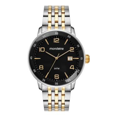 Imagem de Relogio Mondaine Masculino Ref: 32786gpmvbe4 Social Bicolor