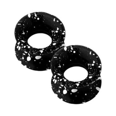 Imagem de Alargadores De Orelha De Silicone Flexíveis 2 Peças, Plugs Expansores 