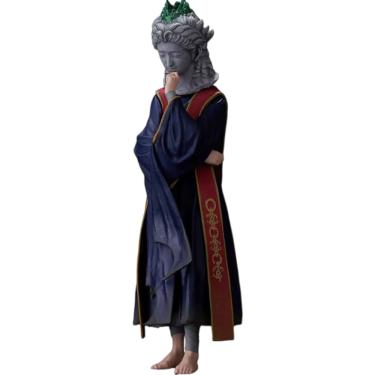 Imagem de Estatueta Fantasy Mage modelo PVC, estátua de 20 cm com roupão detalhado