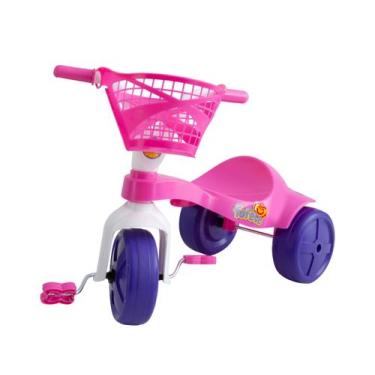 Imagem de Triciclo Infantil Fofete Com Cestinha Com Pedal Tico Tico Xalingo - 07