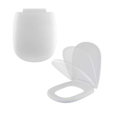 Imagem de Assento Sanitario com Amortecedor Vogue Plus Branco para vaso Deca - P