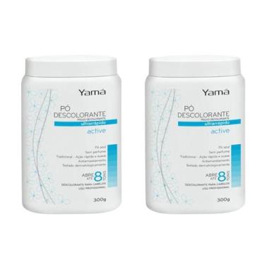 Imagem de Kit 2 Pó Descolorante Tradicional Active Pote 300g - Yama