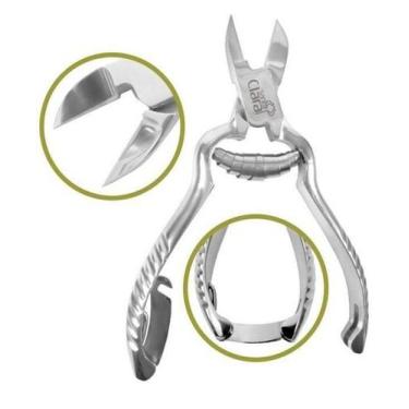 Imagem de Alicate para Cortar Unha 15mm com Mola Espiral e Trava - SANTA CLARA