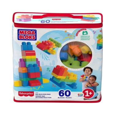 Imagem de Mega Bloks Bolsa Classica Com 60 Blocos Dch55