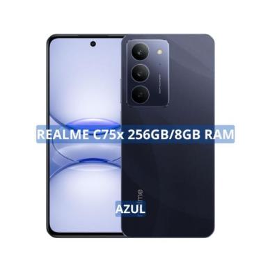 Imagem de Realme C75x 4G 256GB Memória, 8GB RAM, Câmera 50MP, Processador Mediat