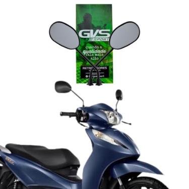 Imagem de Retrovisor Honda GVS Pop Biz 100 125 Bros Par Convexo - GVS SPORT