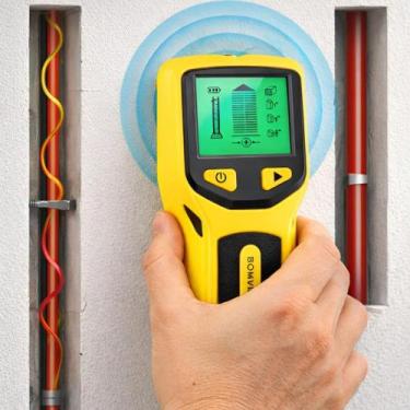 Imagem de Detector de Meta de Parede 5 em 1 Detecta Madeira, Tubos, Metais e Fio