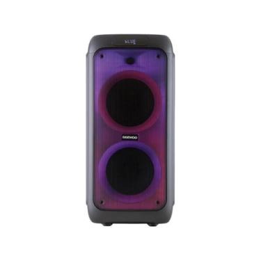 Imagem de Caixa De Som Bluetooth Potente Para Festa 1200W Preta Daewoo, Preto, B