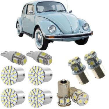 Imagem de Kit lâmpadas led 6000k lanternas fusca todos - AUTOVEX