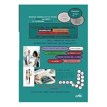 Imagem de Didactique Par Genres Litteraires, Grammaire, Vocabulaire, Dialogues e