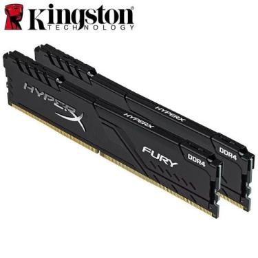 Imagem de Kit de Memórias HyperX Fury 2 de 8GB DIMM DDR4 3200Mhz 1,2V para deskt