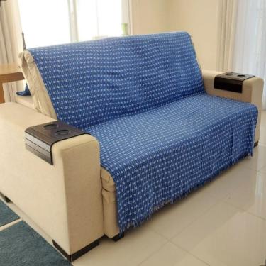 Imagem de 02 Manta Para Sofá E Cama Grande 2,50x,180 De 2 E 3 Lugares Capa Protetora Para Sofa Gi...