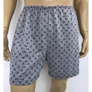 Imagem de Cueca Samba Canção de Malha Fria Short Pijama de dormir Leve - PIJAMAS