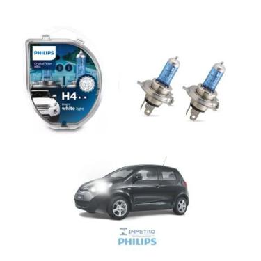 Imagem de Lâmpadas Farol Chery S18 Philips H4 CrystalVision