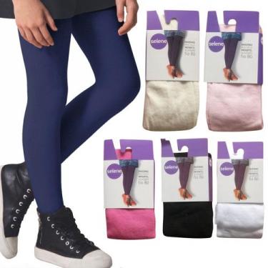 Imagem de Meia Calça Infantil Selene Fio 80 Opaca Ideal Para Inverno Algodão 955