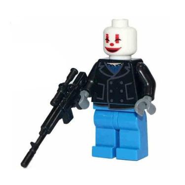 Imagem de Boneco super heroi vilão batman hq bloco de montar - BLOCOD E MONTAR, 