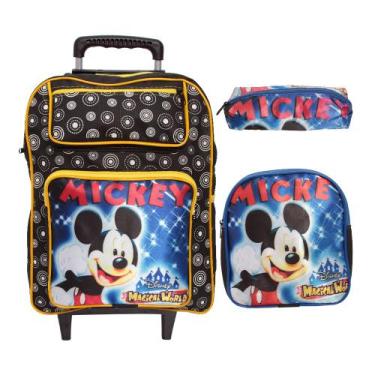 Imagem de Kit Mochila Infantil Menino Creche Passeio com Lancheira - Plike