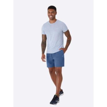 Imagem de Shorts Reto Enfim Malwee Esportivo Masculino Original -, Azul Ativo, G
