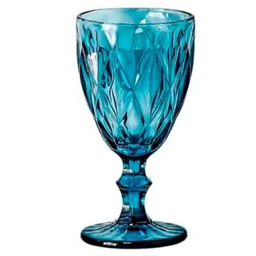Imagem de Conjunto 6 Taças Diamond Safira 340ml 88042 - KeHome