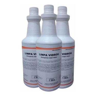 Imagem de Kit C/3 Limpa Vidros Concentrado 1lt Spartan