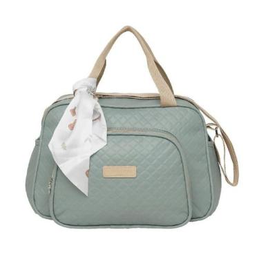 Imagem de Bolsa maternidade grande pirulitando baby semear verde