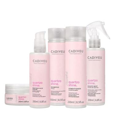 Imagem de Kit Cadiveu Essentials Quartzo Shine Shampoo Condicionador Fluído Másc