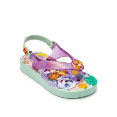 Imagem de Ipanema Infantil Verde Lilás Glitter Flexível Elástico -, 22, Verde, L