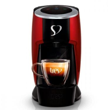 Imagem de Máquina de Café Espresso TRÊS Touch Vermelha 
