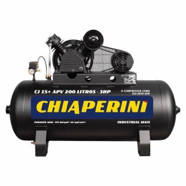 Imagem de Compressor de Ar 15+ APV 200l - Com Motor Mono - 127/220V - 000678 - C