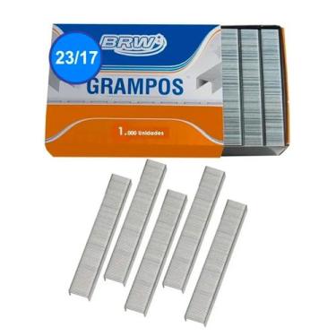 Imagem de Grampo 23/17 grampear de 130 a 160fls Galvanizado BRW 1000un