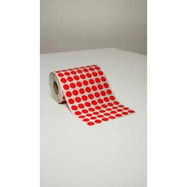 Imagem de Etiquetas Adesivas Redondas 13mm Rolo Com 10.000 Unid - Congratulation