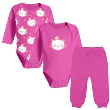 Imagem de Kit Body E Calça Bebê 3 Peças Conjunto de Bebê 100% Algodão - Koala Ba