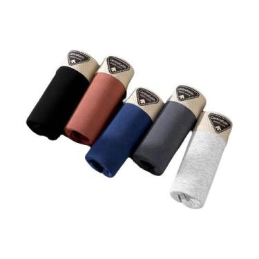 Imagem de Conjunto De Cuecas Boxer Masculinas De Alta Elasticidade E Respirabili
