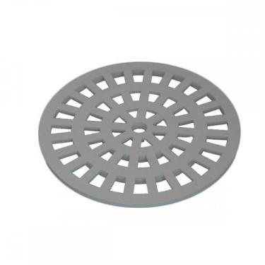 Imagem de Grelha Plastica Dacunha Redonda Cromada 15X15