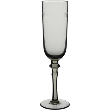 Imagem de Kit 6 Taças Symphony Champanhe Vidro 23x7x7cm 190ml Cinza - HOMECO