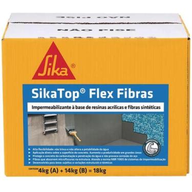 Imagem de Sikatop flex fibra 18kg viaplus 7000