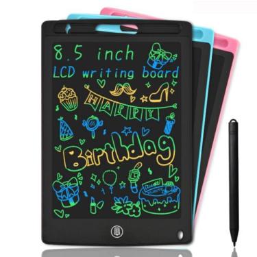 Imagem de Lousa Magica Infantil Digital 8,5 Lcd Tablet Desenho - KAPBOM