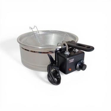 Imagem de Fritadeira Elétrica Industrial Aço Inoxidável Tacho 5 Litros - Royale,