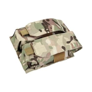 Imagem de Bolsa Tática MOLLE Tripla Dupla Para Carregadores 556 762 M4 AR15 AK47