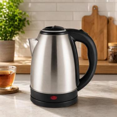Imagem de Chaleira Elétrica fervedor Inox 1,8L 220V 1500w com Base Giratória Fer