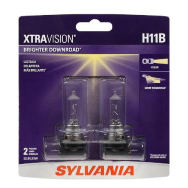 Imagem de SYLVANIA - H11B XtraVision – Lâmpada de halogêneo de alto desempenho, farol alto, farol baixo e lâmpada de substituição de neblina (contém 2 lâmpadas)