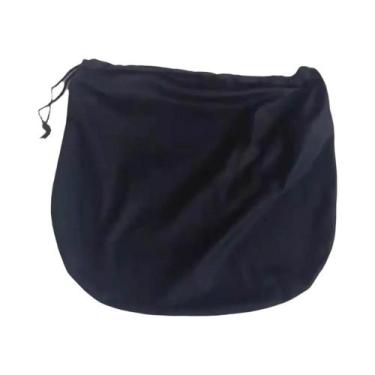 Imagem de Bolsa Leve Preta Para Capacete Com Cordão Para Motocicleta, Hóquei E F