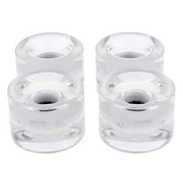 Imagem de shamjina Substituição de Acessórios Esportivos de para Longboard de 4 Peças de Núcleos para Esportes, Branco, 70x51mm